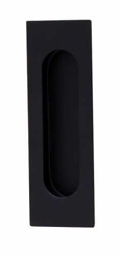 Rectangle Flush Pull - Black - 120X40mm